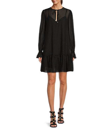 michael kors bell sleeve|Michael Kors shift dress.